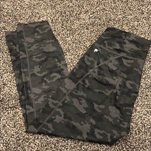 Fabletics XL black camo leggings.